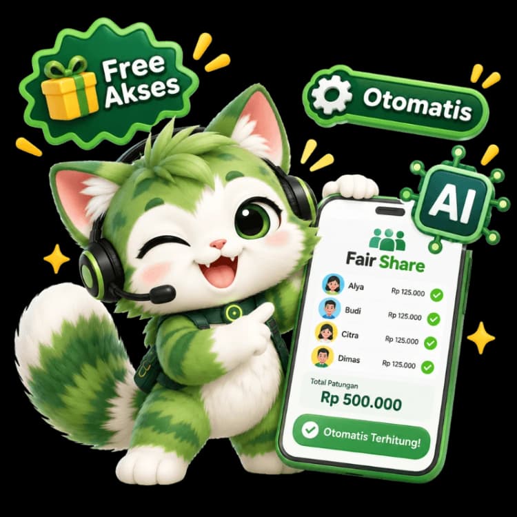 Maskot teman beresin patungan